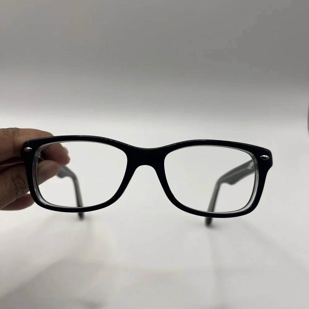 Ray Ban Kids RB1531 3529 48-16-130 Black Clear Flex Hinge Eyeglasses Frames Only